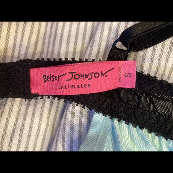 BETSEY JOHNSON MINT GREEN LACY LINGERIE TOP - Picture 2 of 4